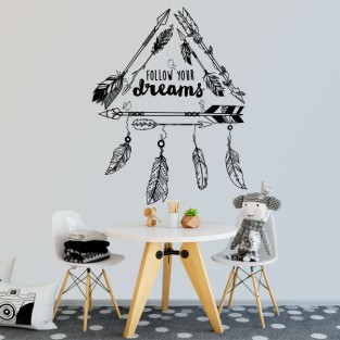 Vinilos o pegatinas frase follow your dreams Vinilos o pegatinas frase follow your dreams
