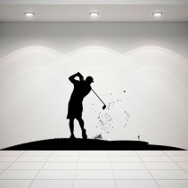 Vinilos silueta golfista