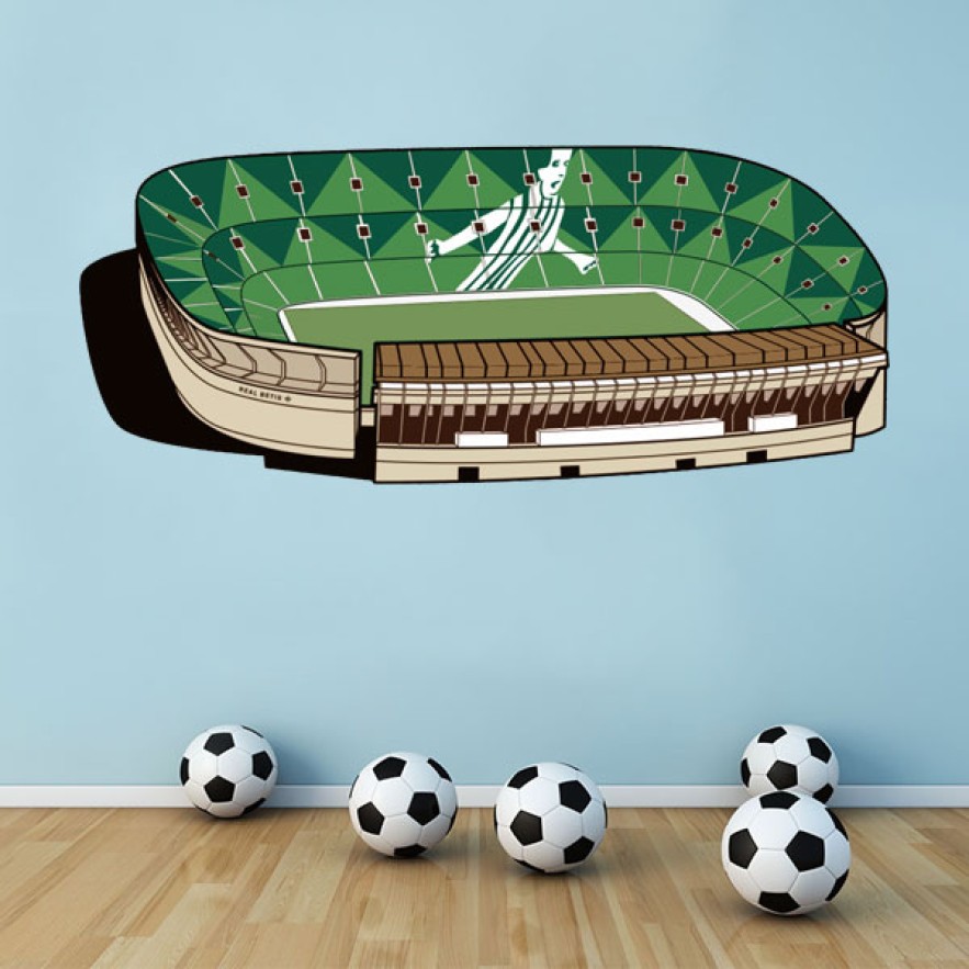 Vinilos decorativos estadio real betis balompié
