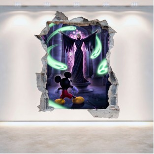 Vinilo decorativo 3d infantil videojuego castle of illusion Vinilo decorativo 3d infantil videojuego castle of illusion