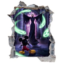 Vinilo decorativo 3d infantil videojuego castle of illusion
