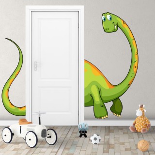 Vinilos infantiles dinosaurio para puertas