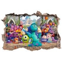 Vinilos y pegatinas 3d disney pixar monsters university