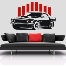 Vinilos decorativos automóvil mustang