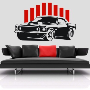 Vinilos decorativos automóvil mustang Vinilos decorativos automóvil mustang