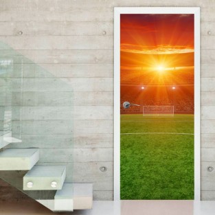 Vinilos decorativos para puertas campo de fútbol Vinilos decorativos para puertas campo de fútbol