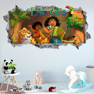 Vinilos y pegatinas agujero pared 3d disney encanto Vinilos y pegatinas agujero pared 3d disney encanto