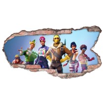 Vinilos decorativos agujero 3d videojuego fortnite