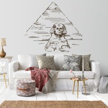 Vinilos decorativos pirámides y esfinge de guiza