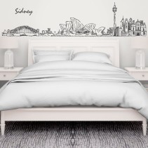Vinilos decorativos skyline sídney australia