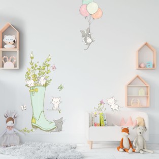 Vinilos decorativos ternura de gatos Vinilos decorativos ternura de gatos