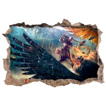 Vinilos agujeros 3d the witcher 3 wild hunt