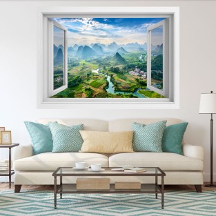 Vinilos ventanas 3d ciudad guilin china Vinilos ventanas 3d ciudad guilin china