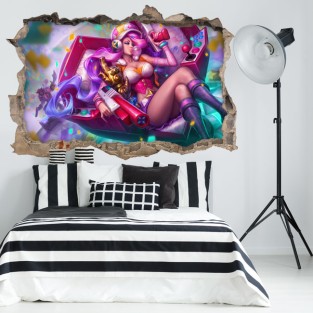 Vinilos agujero 3d league of legends Vinilos agujero 3d league of legends