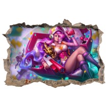 Vinilos agujero 3d league of legends