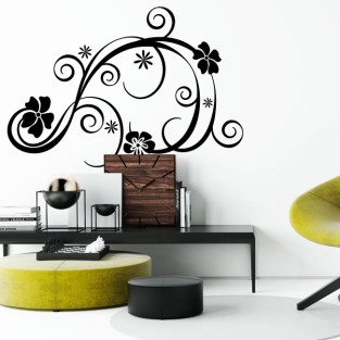 Vinilos decorativos y pegatinas con flores Vinilos decorativos y pegatinas con flores