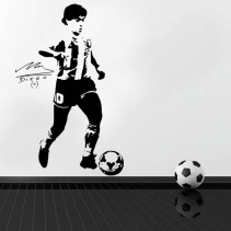 Vinilos de fútbol maradona firmado