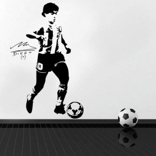 Vinilos de fútbol maradona firmado Vinilos de fútbol maradona firmado