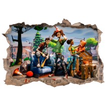 Vinilos decorativos y pegatinas fortnite agujero 3d