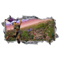 Vinilo decorativo y pegatina videojuego fortnite agujero 3d