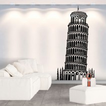 Vinilos decorativos torre de pisa