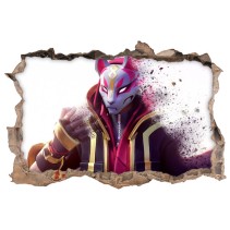 Vinilos decorativos  videojuego fortnite agujero 3d
