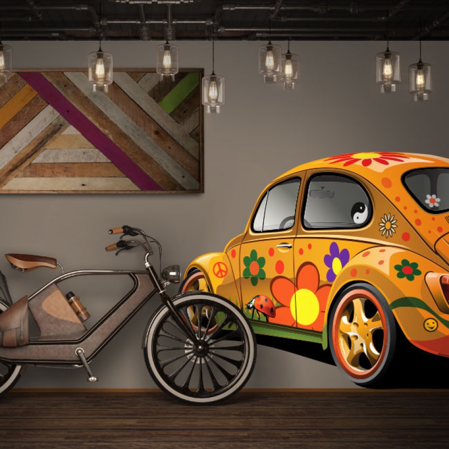 Vinilos y pegatinas volkswagen escarabajo