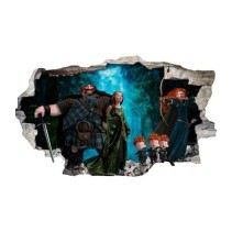 Vinilos  agujero 3d disney brave