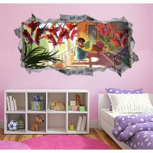 Vinilos y pegatinas agujero 3d disney encanto Vinilos y pegatinas agujero 3d disney encanto
