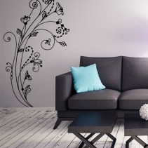 Vinilos decorativos flores estilizadas
