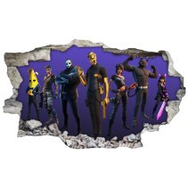 Vinilo fortnite agujero 3d
