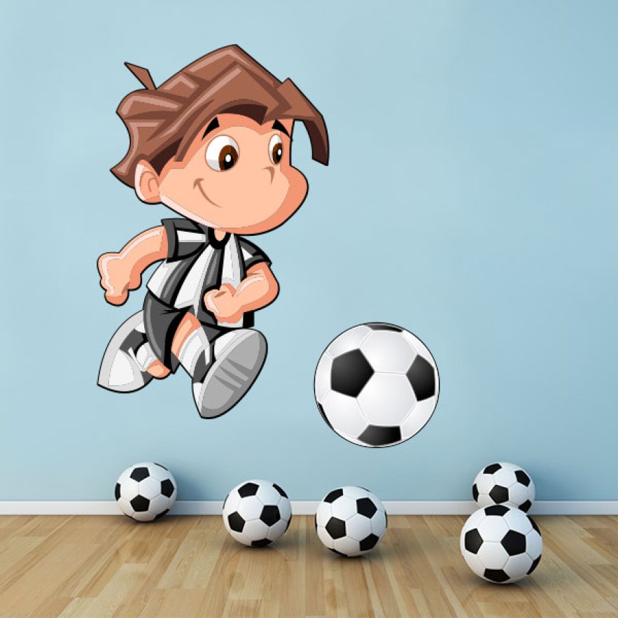 Vinilos infantiles futbolista