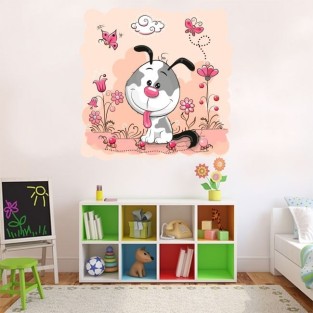 Vinilos infantiles perro y naturaleza Vinilos infantiles perro y naturaleza