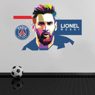 Vinilos fútbol messi paris saint germain Vinilos fútbol messi paris saint germain