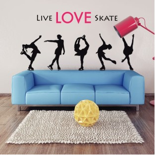 Vinilo decorativo live love skate Vinilo decorativo live love skate