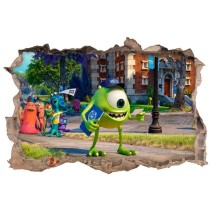 Vinilos agujero 3d mike monster university