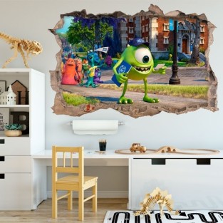 Vinilos agujero 3d mike monster university Vinilos agujero 3d mike monster university