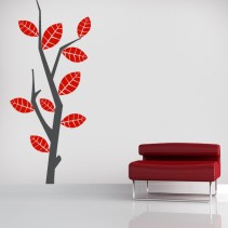 Vinilos naturaleza árbol retro