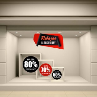 Vinilos para comercios rebajas black friday