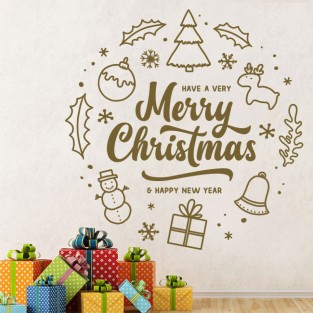 Vinilos para decorar "merry christmas" Vinilos para decorar "merry christmas"