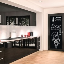 Vinilos puertas de cocinas en varios idiomas