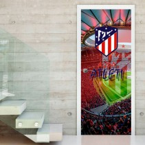 Vinilos puertas atlético de madrid estadio wanda metropolitano