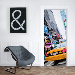 Vinilos para puertas taxi nueva york Vinilos para puertas taxi nueva york