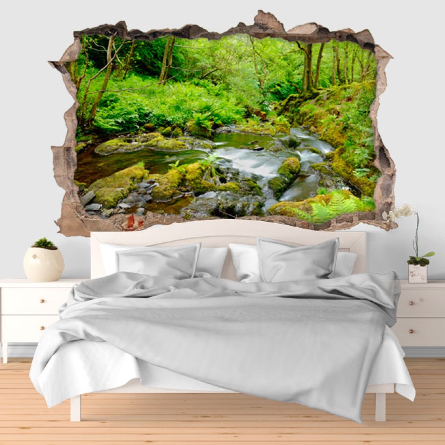 Vinilos agujero 3d gales parque nacional snowdonia