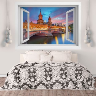 Vinilos agujero 3d puente de oberbaum berlín