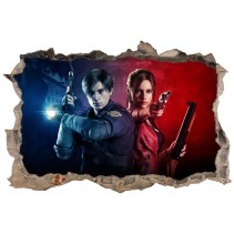 Vinilo paredes 3d resident evil