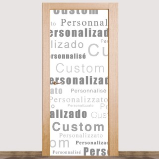 Vinilo para puerta imagen personalizada