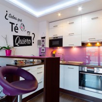 Vinilos decorativo cocina sabes qué té quiero
