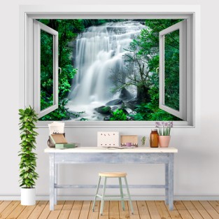 Vinilos ventana 3d parque doi inthanon tailandia Vinilos ventana 3d parque doi inthanon tailandia
