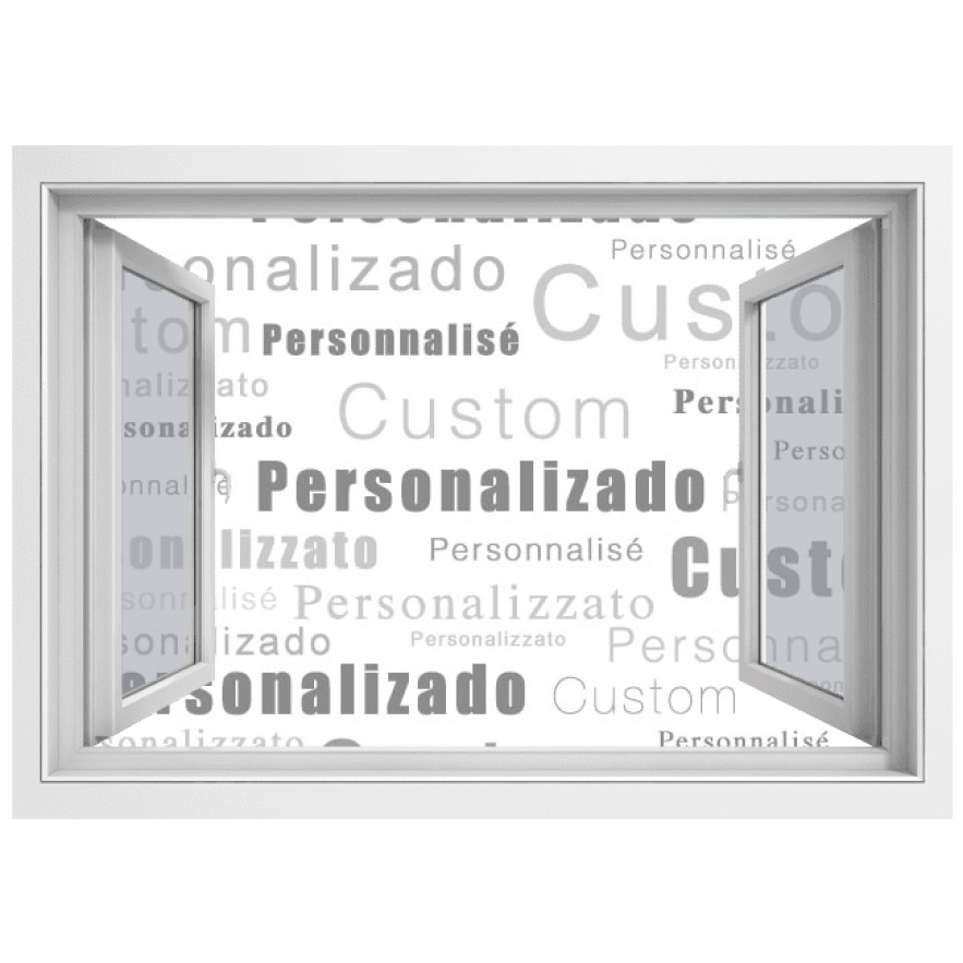 Vinilos ventanas 3d personalizadas